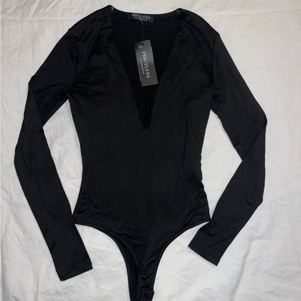 Black Long Sleeve Bodysuit